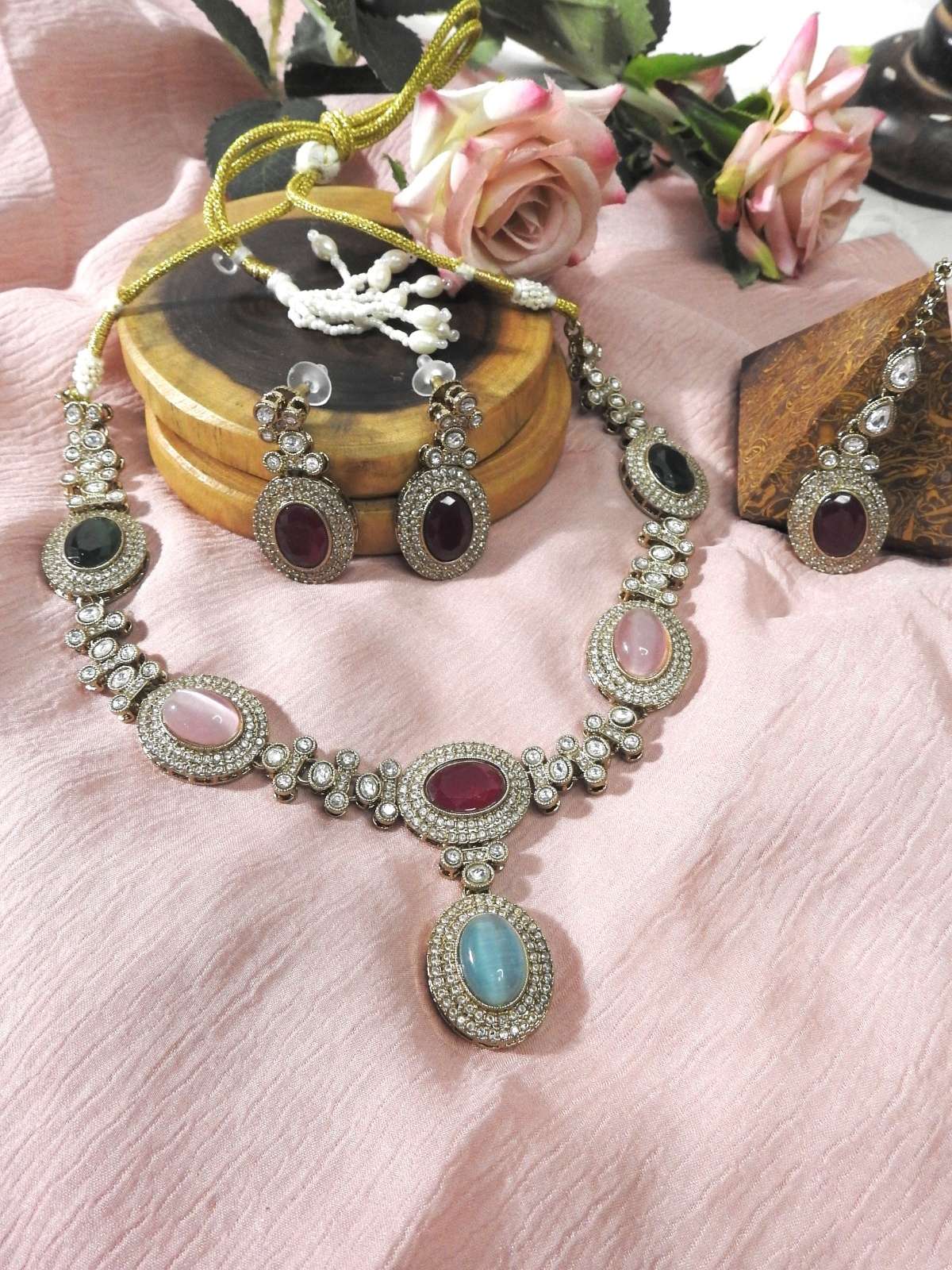 Aurelia Regal Gem Necklace Set