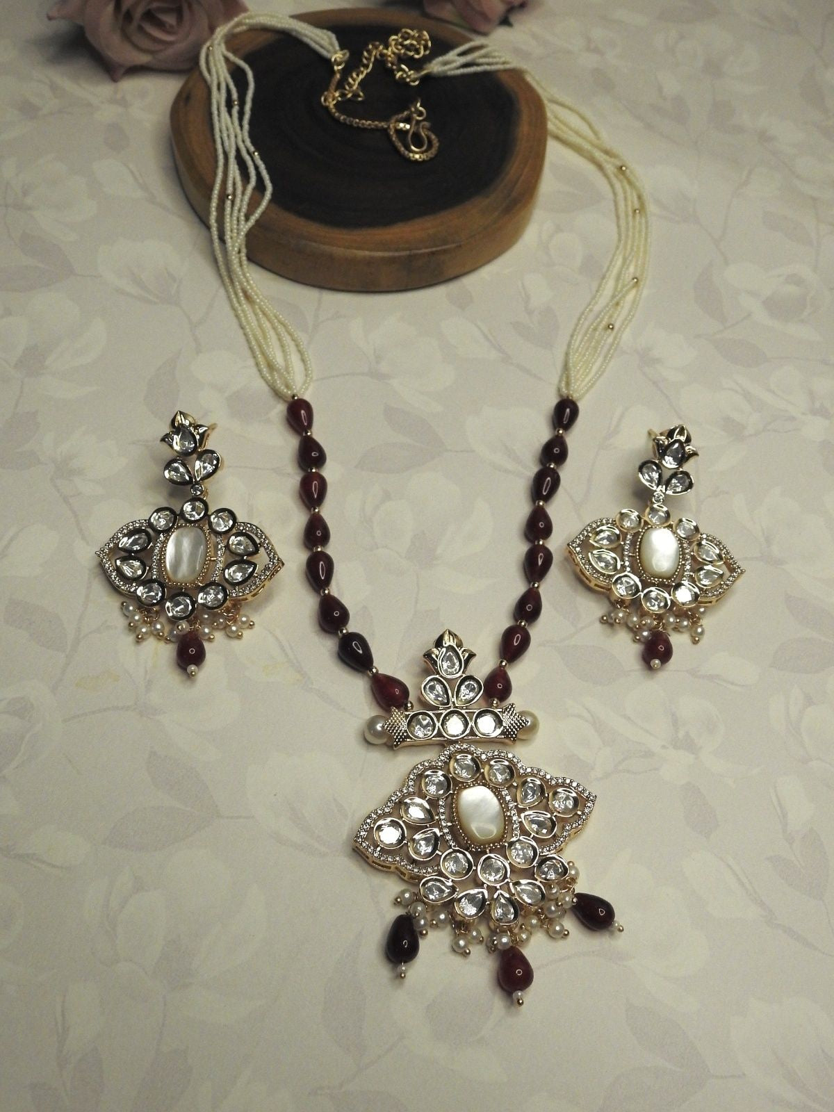 Ruby Luxe Necklace Set