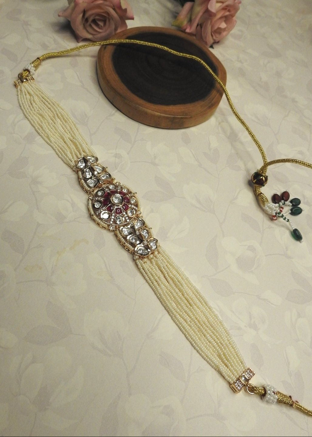 Royal Bloom Polki Choker Set