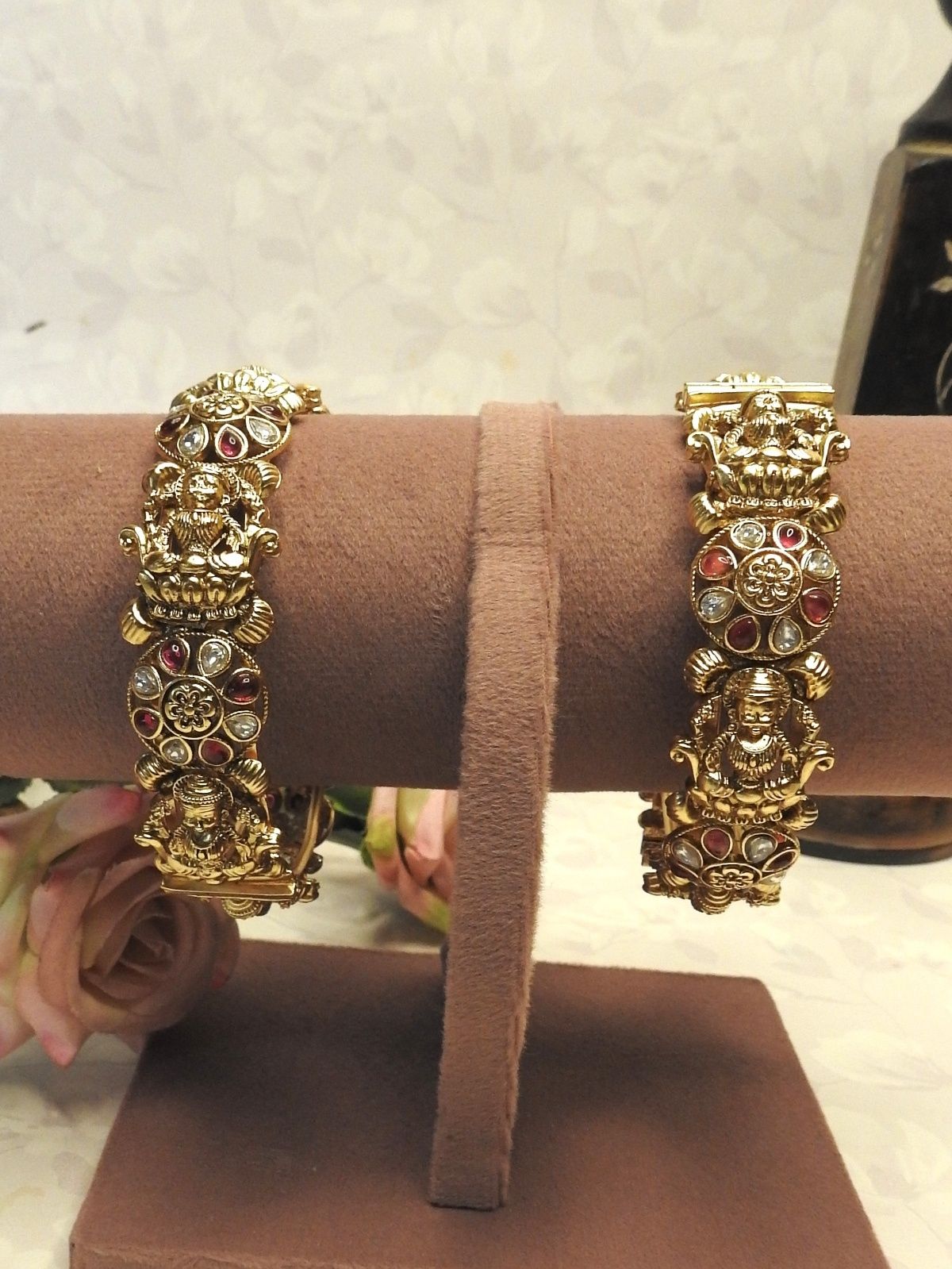 Padmika Temple Bangle Set