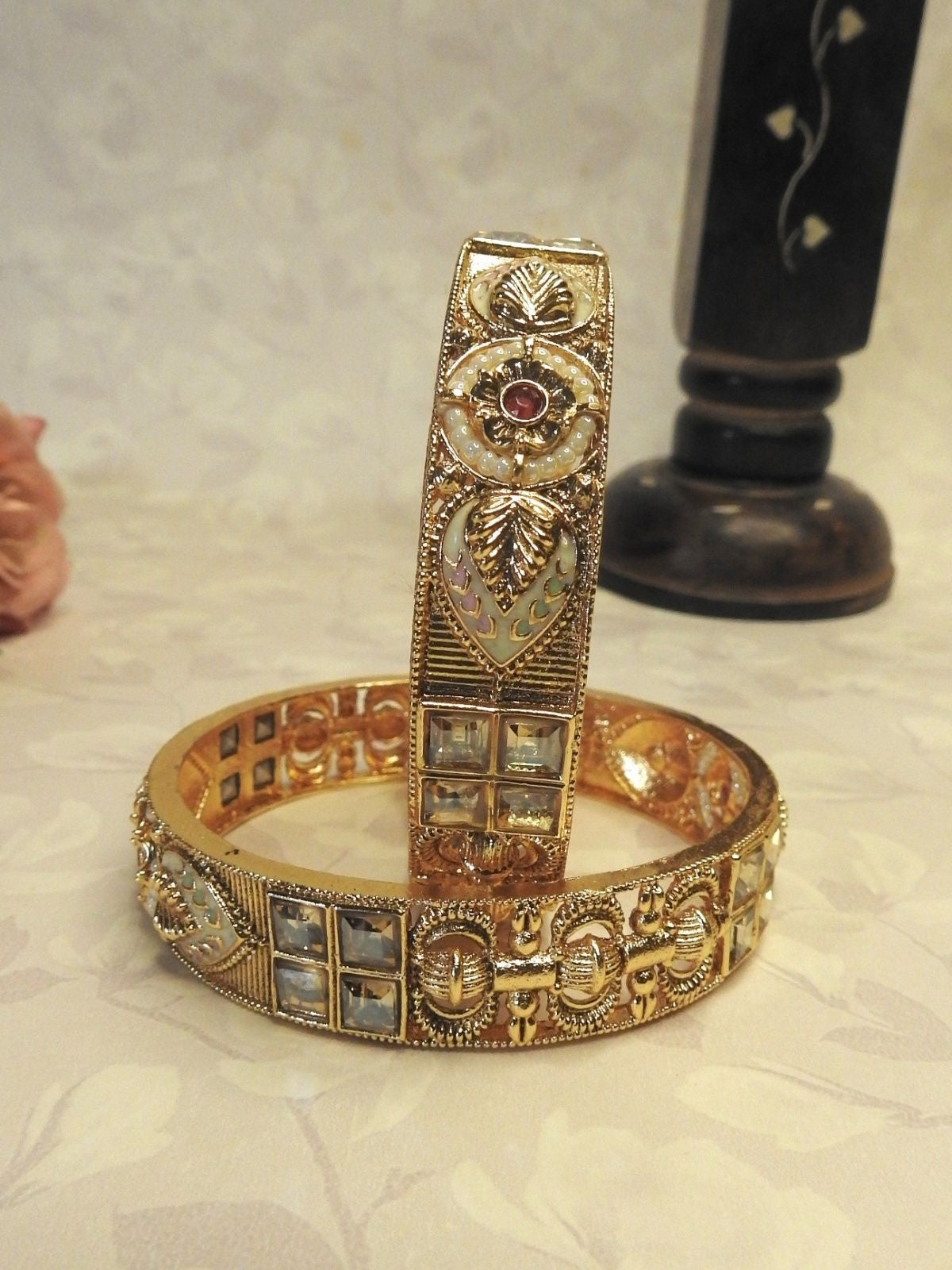 Golden Veda Bangle Set