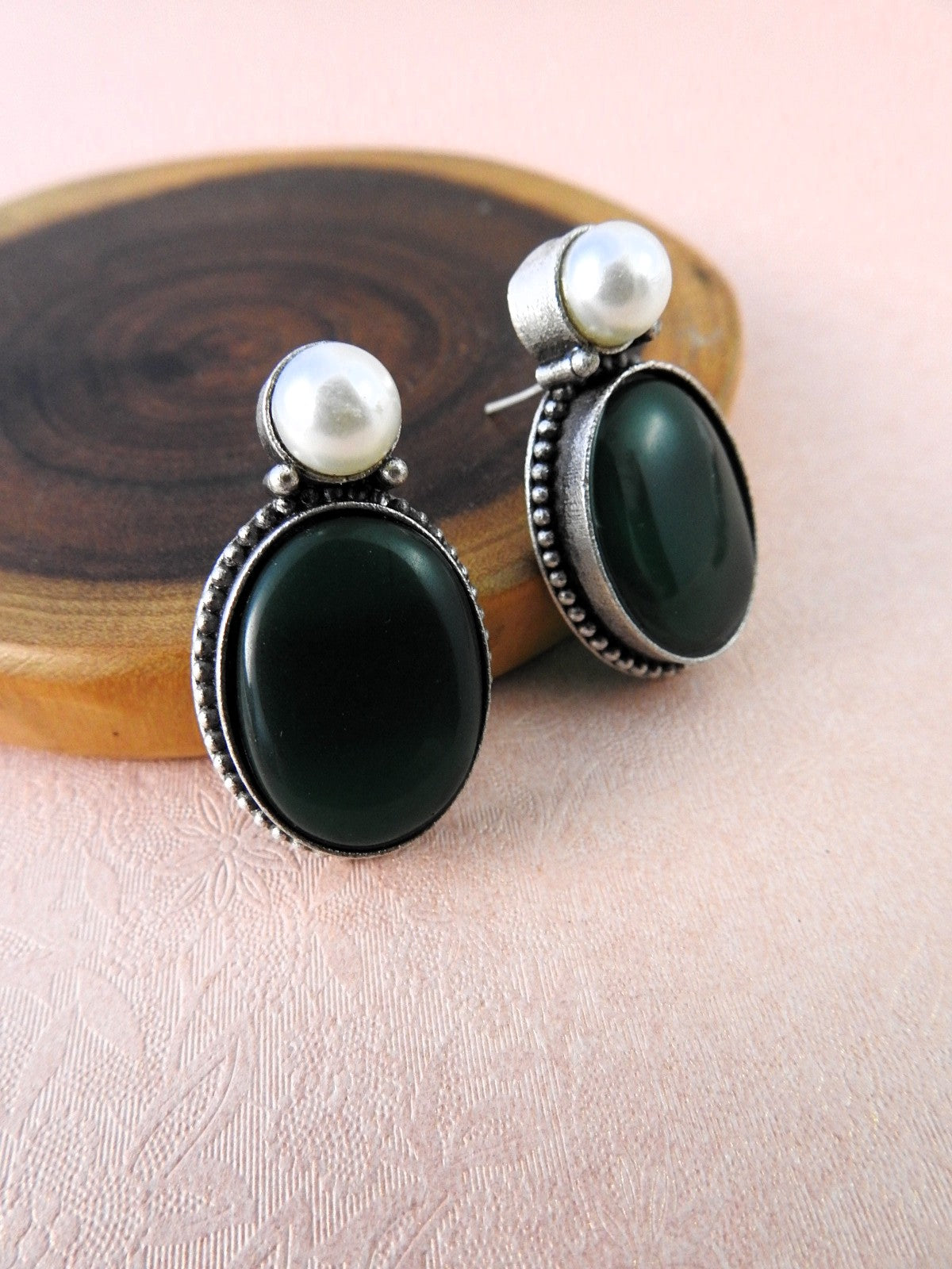 Pearl Radiance Stud Earrings