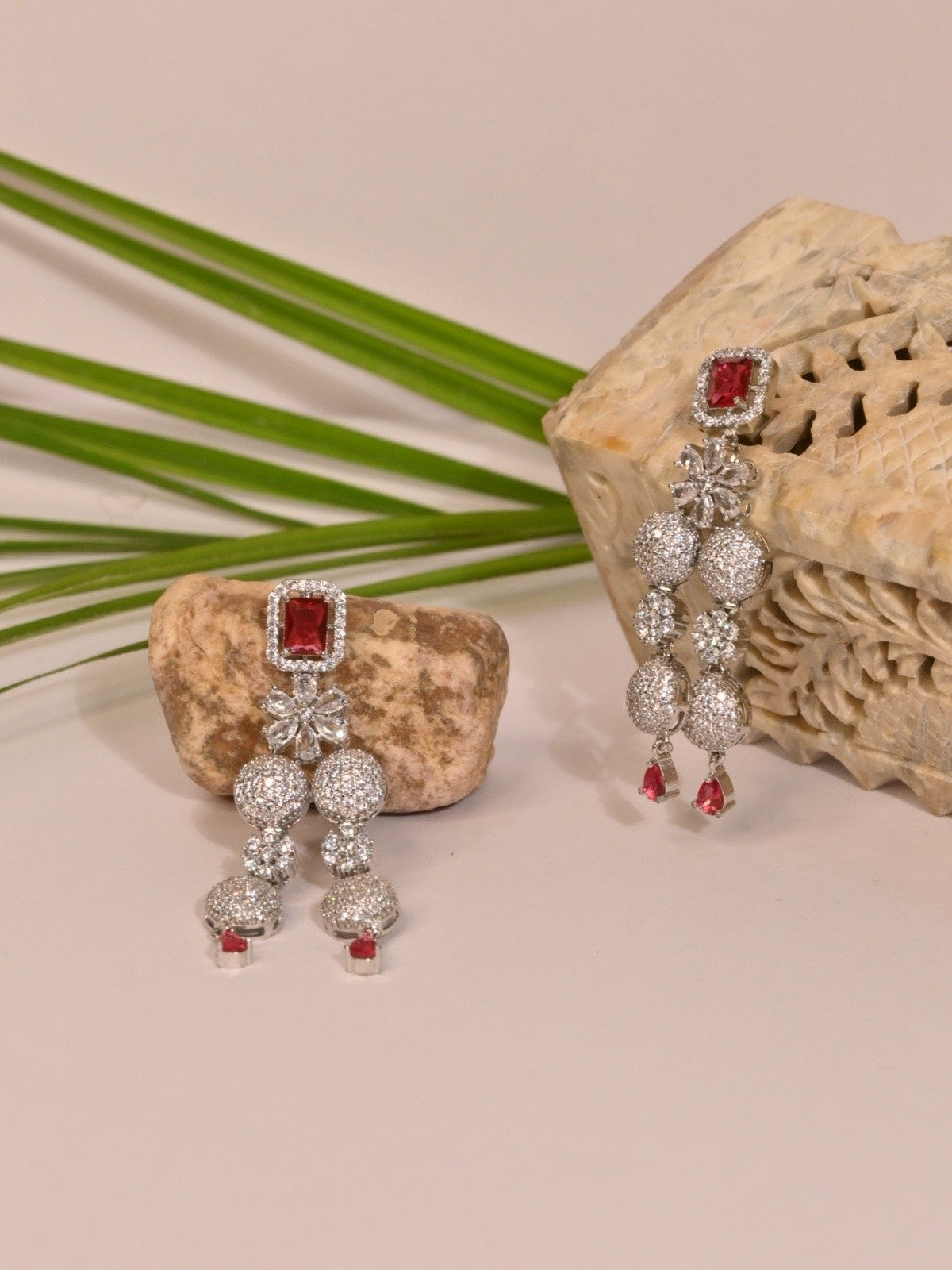 Ruby Aura Necklace Set
