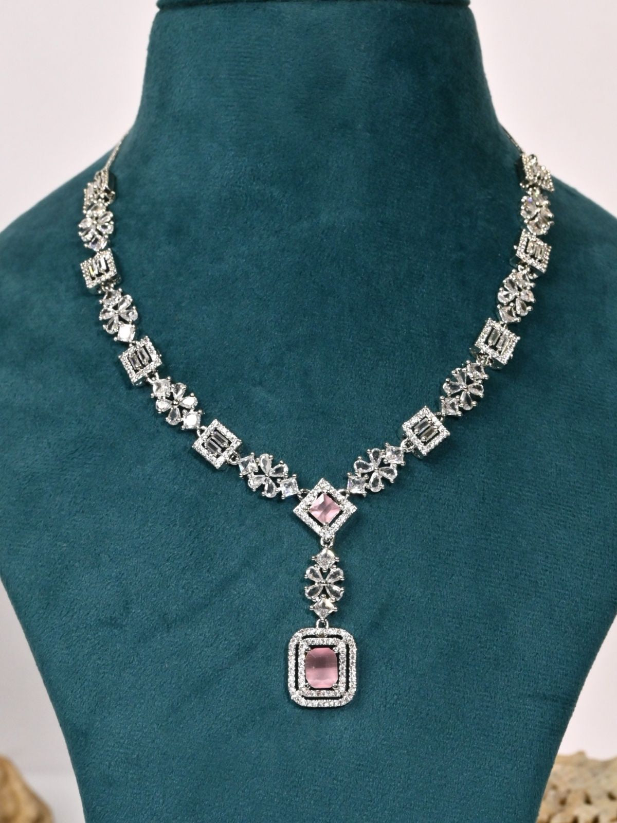 Blush Prism Necklace Set