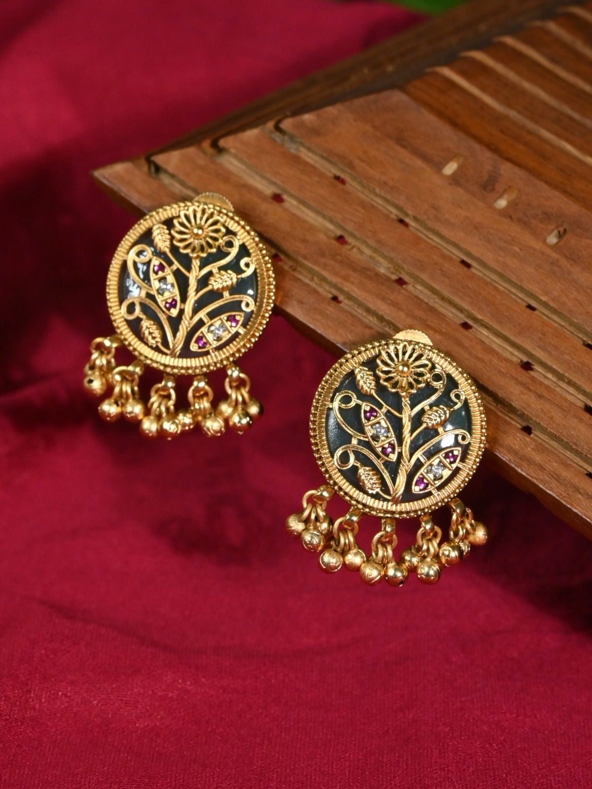 Vanika Floral Studs