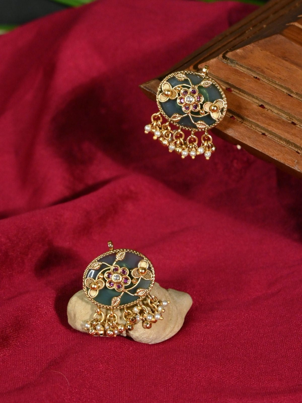 Ishira Floral Studs