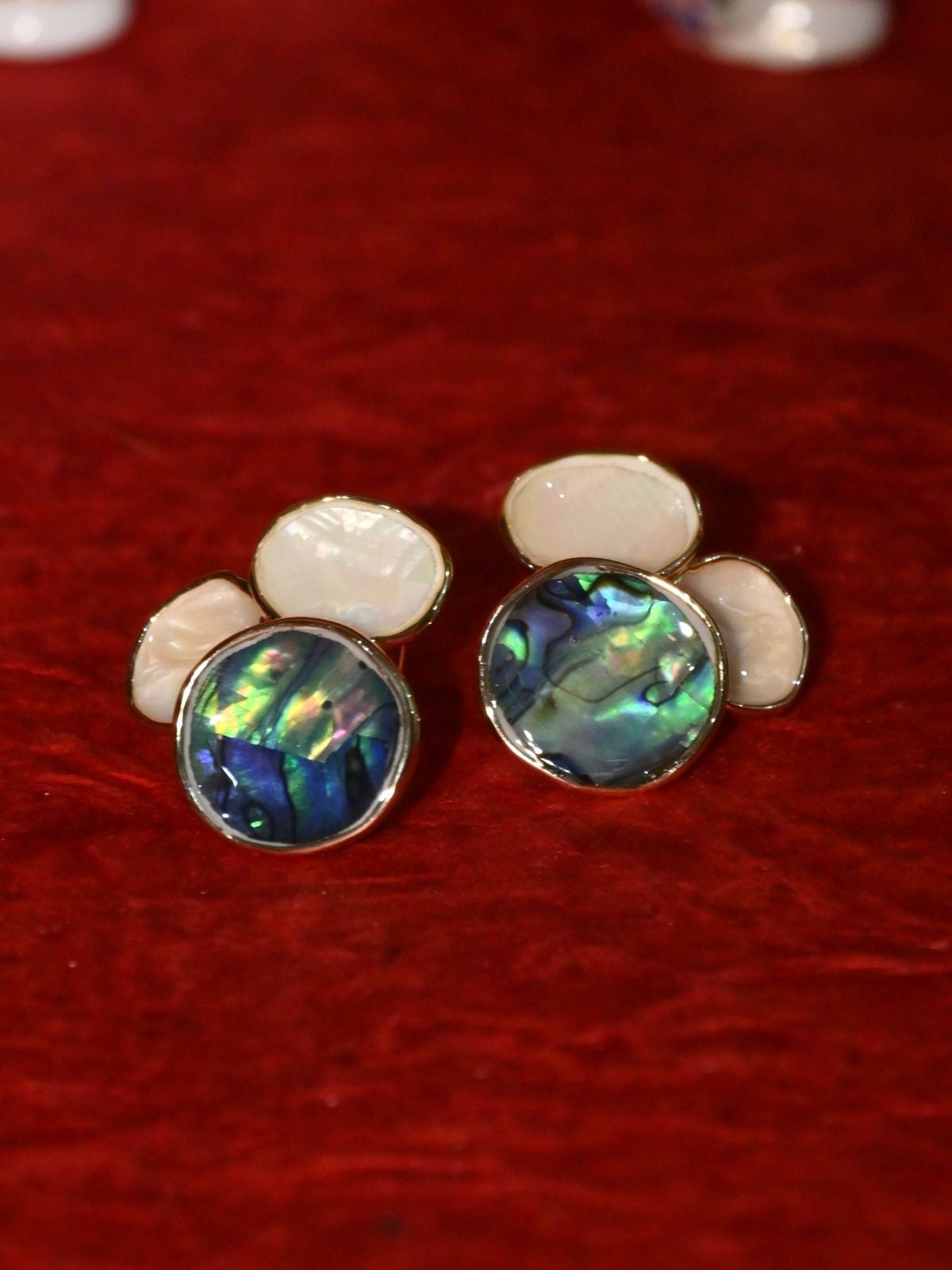 Noor Cluster Stud Earrings