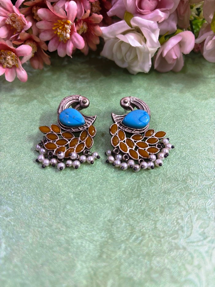 Peacock Grace Earrings