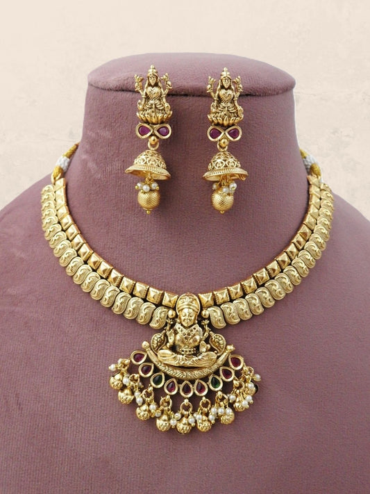 Divya Lakshmi Temple Choker Set