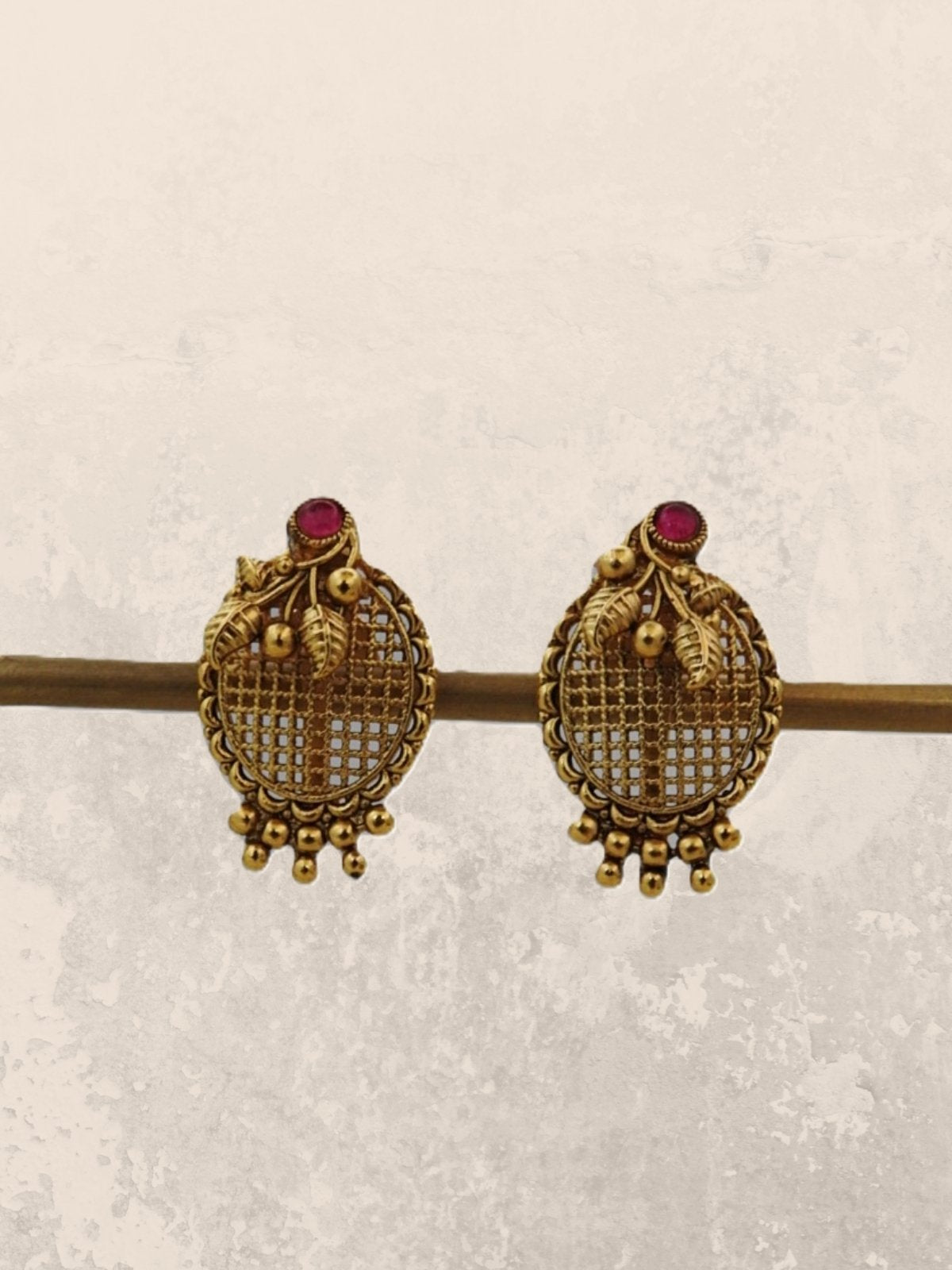 Gold Mesh Choker Set