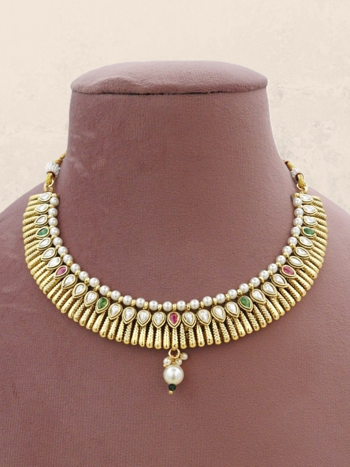 Mahira Pearl Drop Necklace Set