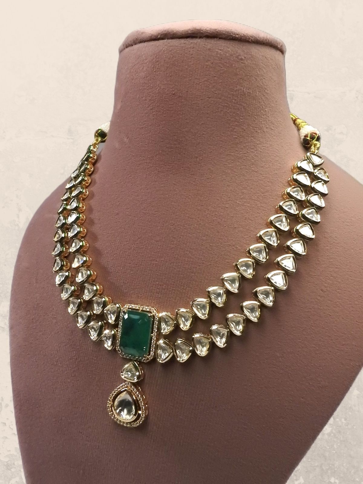 Emerald Royale Kundan Set