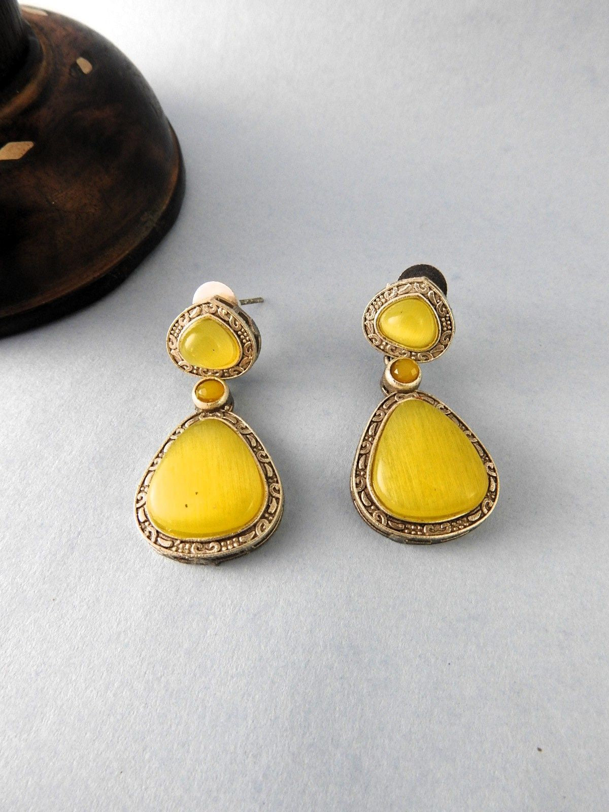 Regalia Stone Drop Earrings