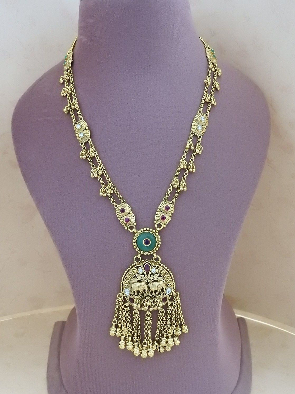 Royal Gajraj Necklace Set