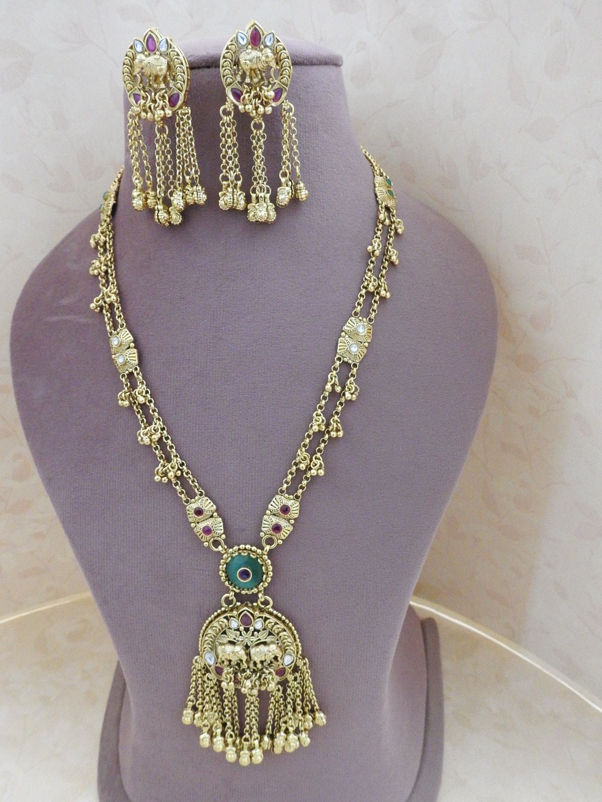 Royal Gajraj Necklace Set
