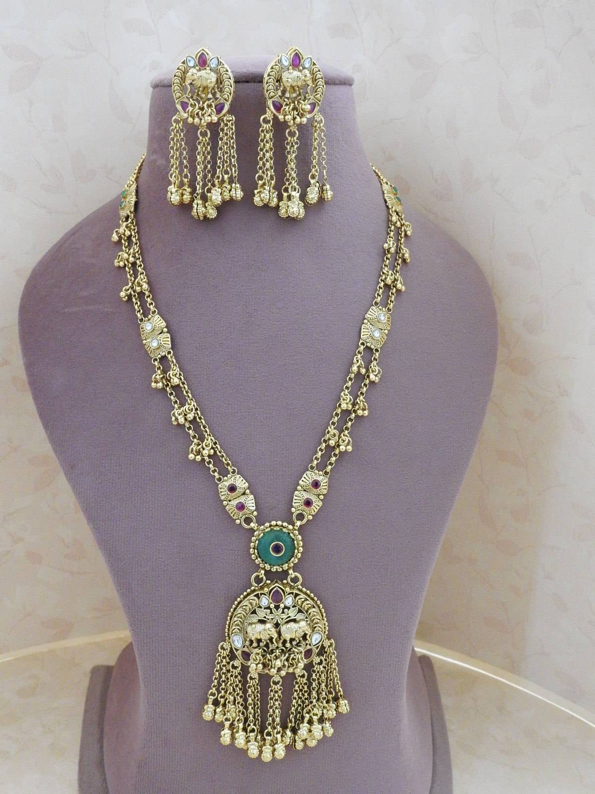 Royal Gajraj Necklace Set