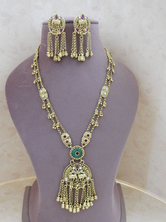 Royal Gajraj Necklace Set