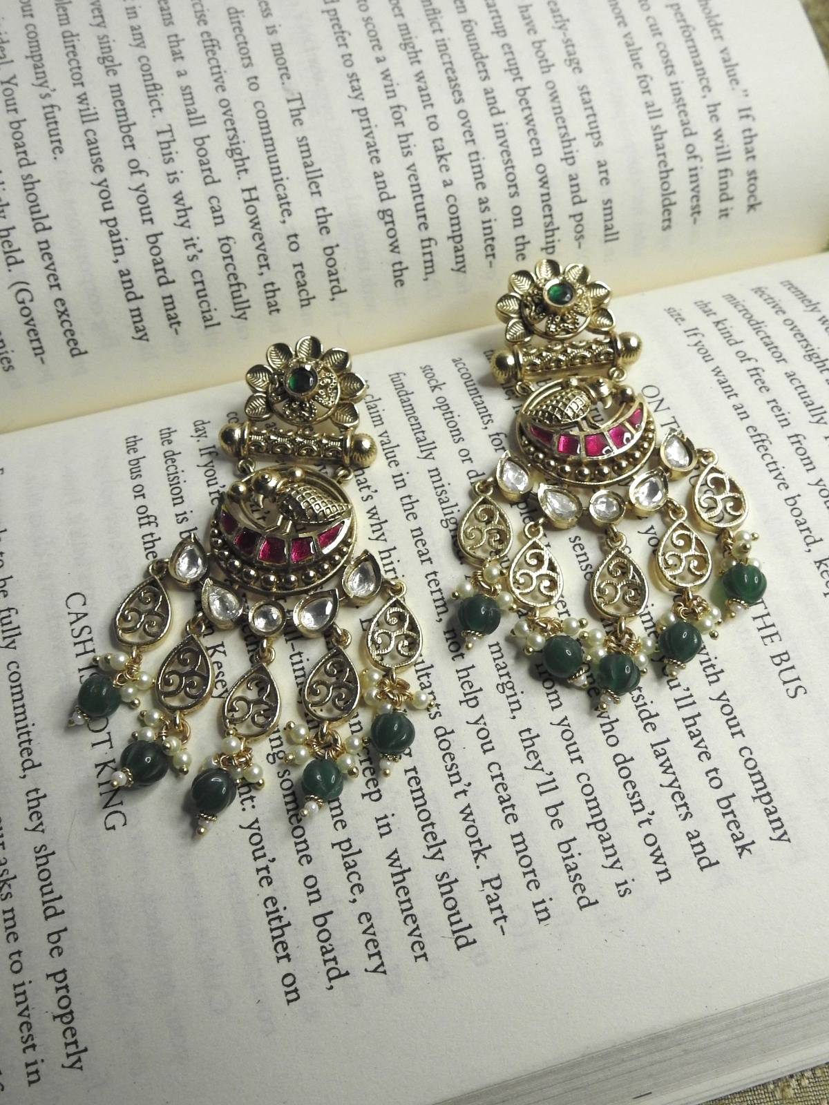 Emerald Pearl Heritage Necklace Set