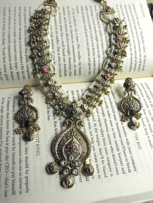 Mahira Pearl Rajwada Set