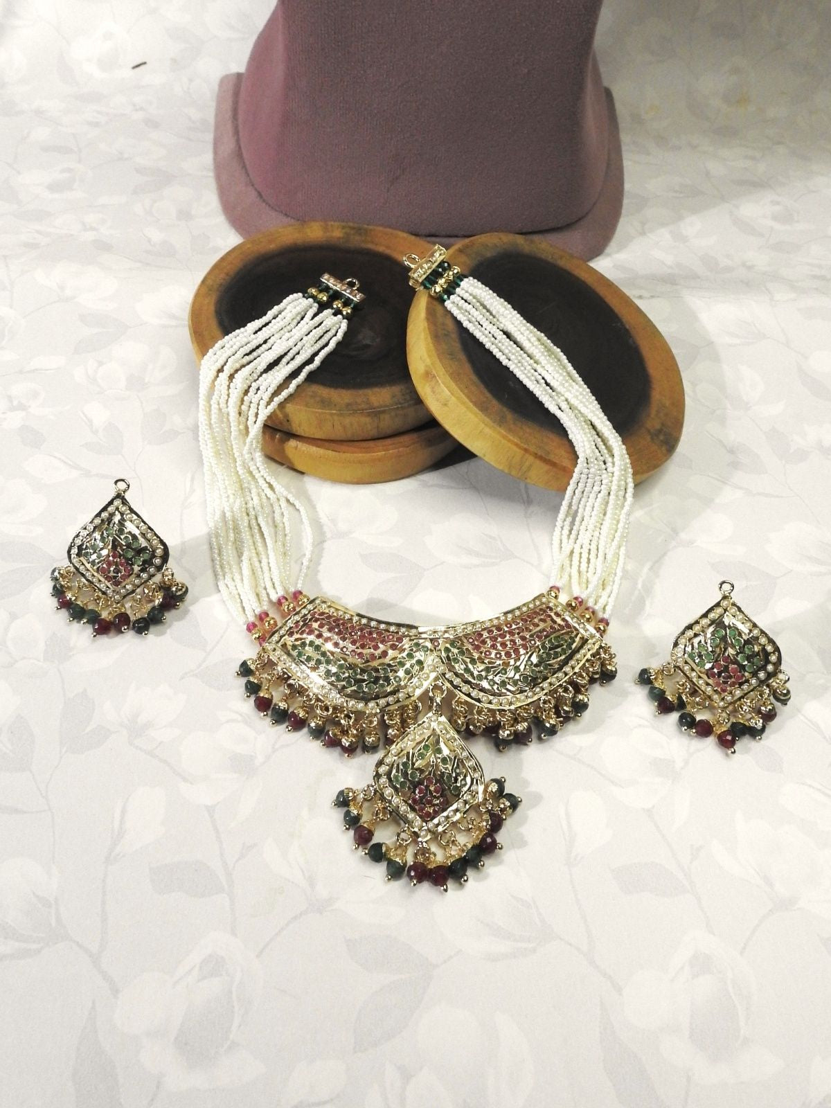 Ameera Royale Jadau Pearl Set