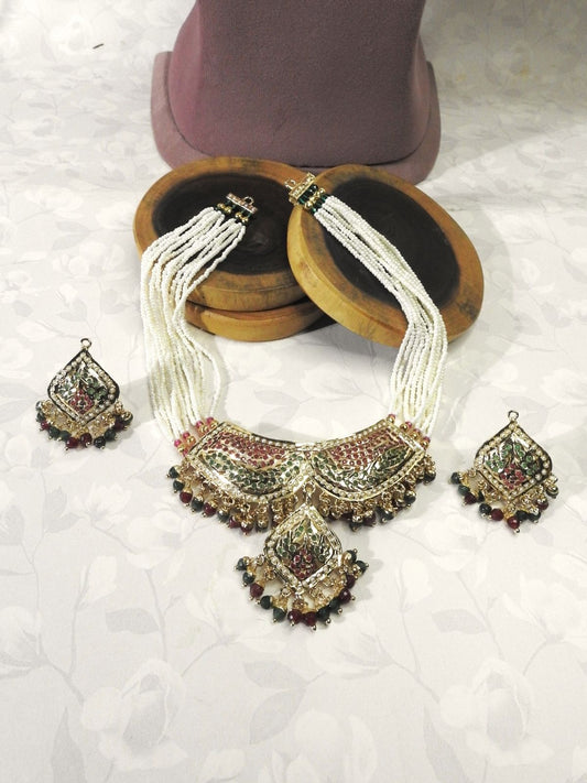 Ameera Royale Jadau Pearl Set