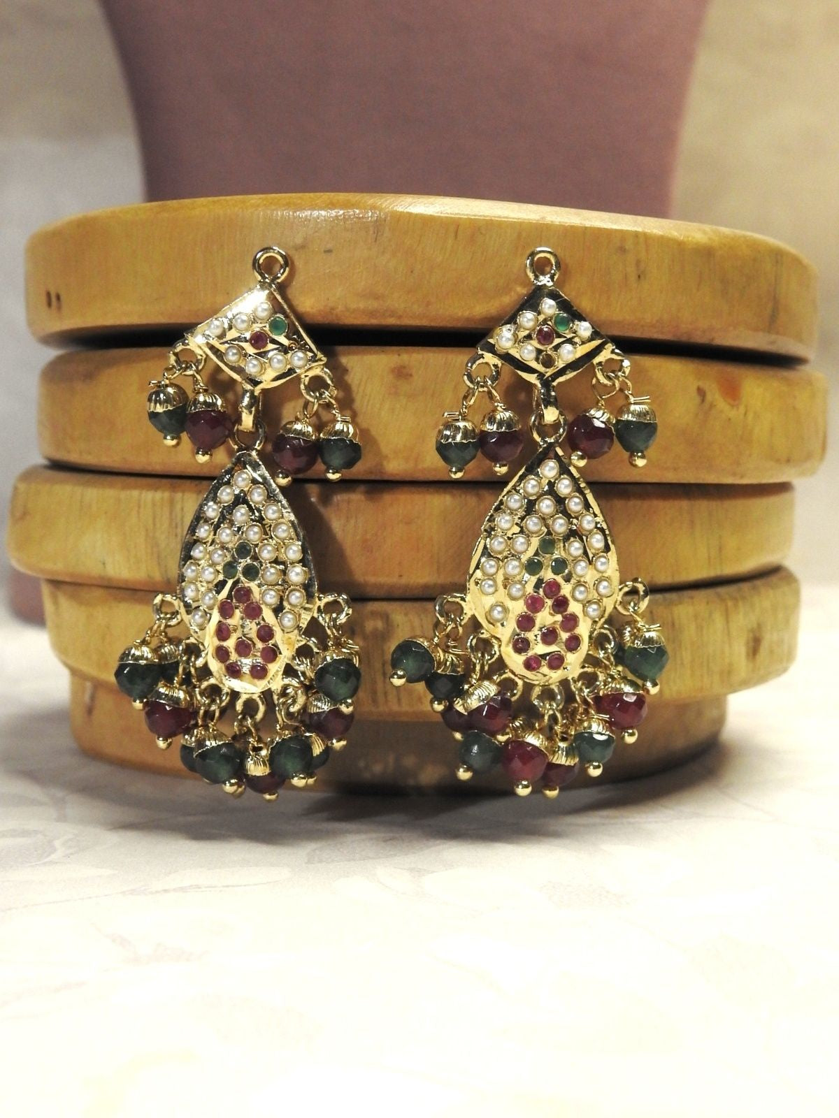 Nayira Jadau Pearl Piroyi Set