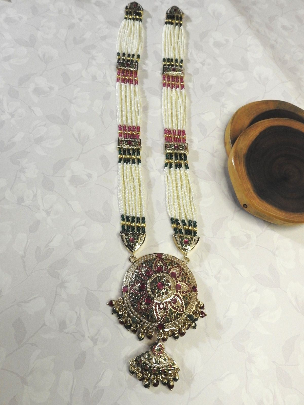 Mandala Floral Jadau Piroyi Haar Set