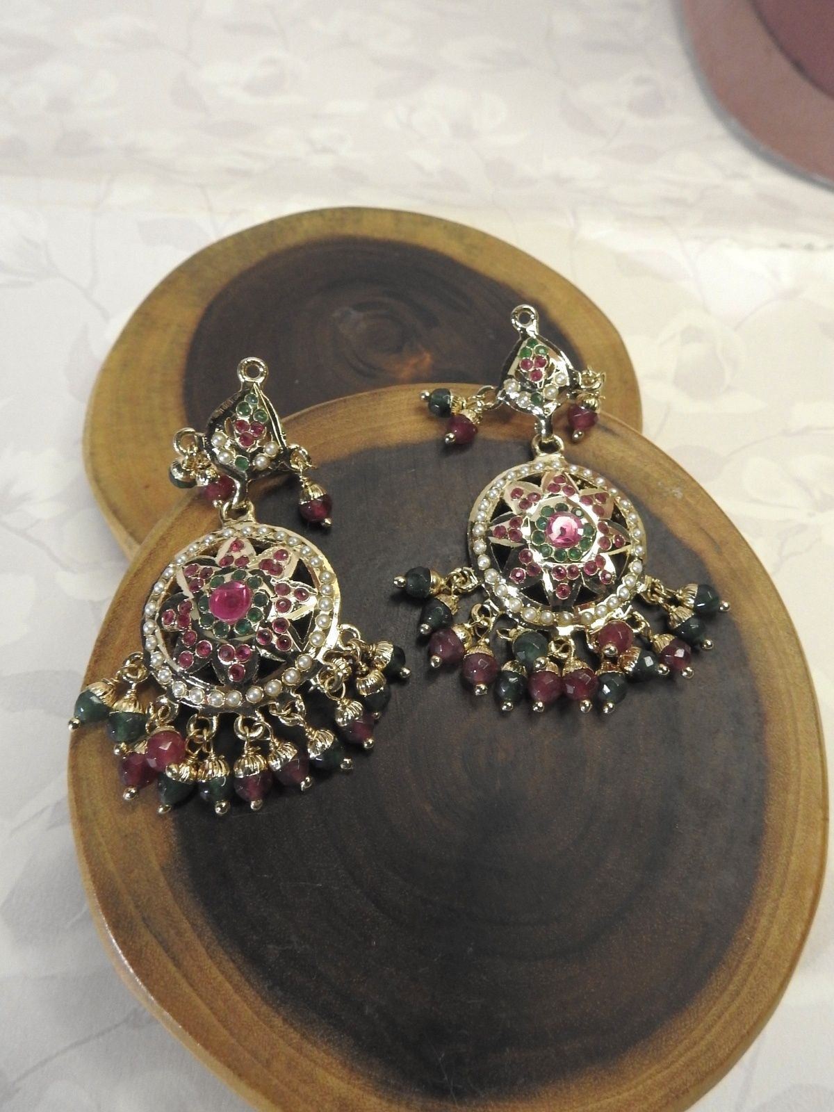 Mandala Floral Jadau Piroyi Haar Set