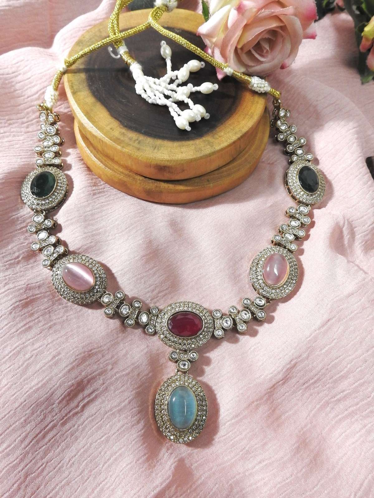 Aurelia Regal Gem Necklace Set