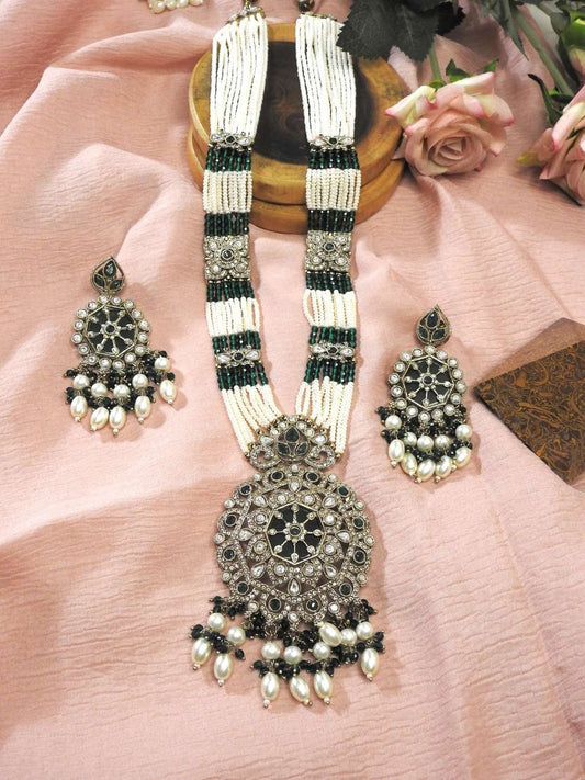 Emerald Royale Pearl Haar Set