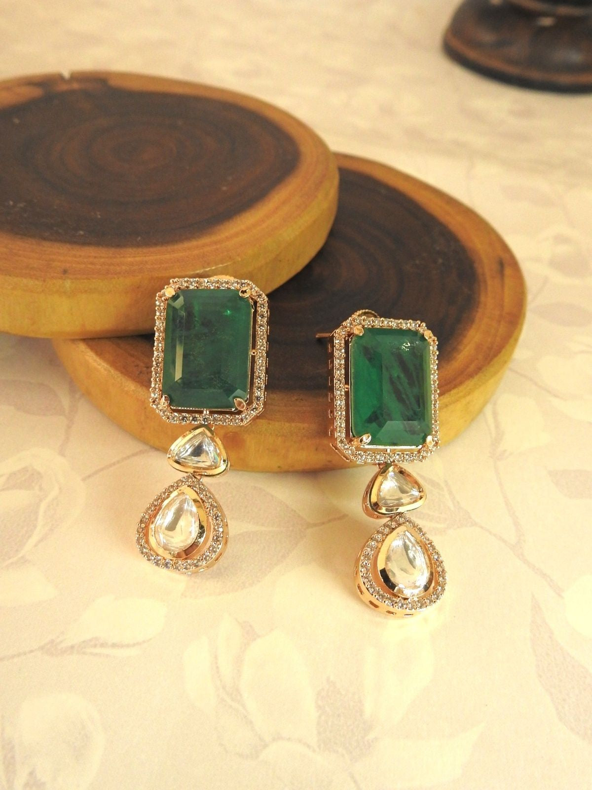 Emerald Royale Kundan Set