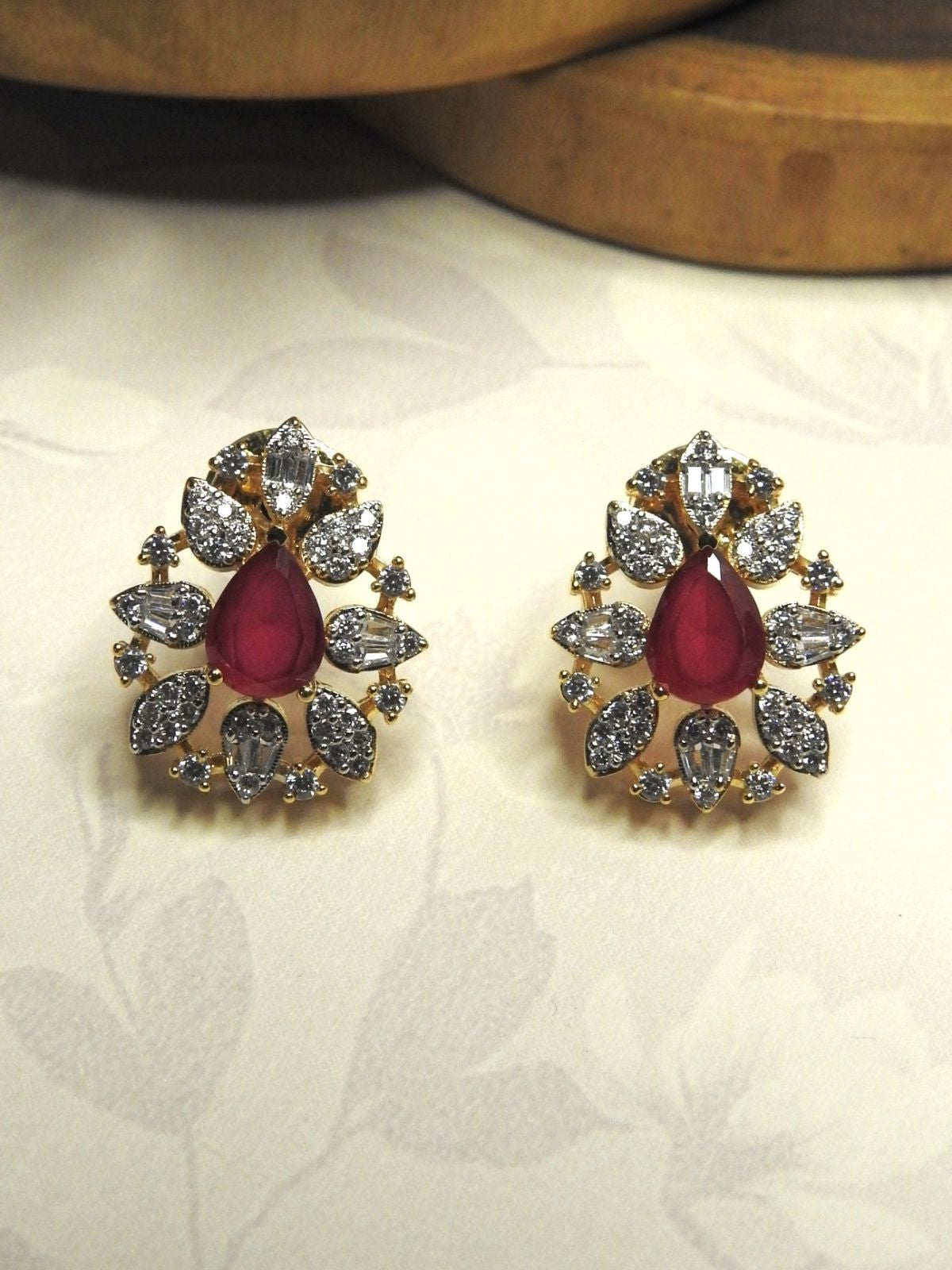 Ruby Radiance Pendant Set