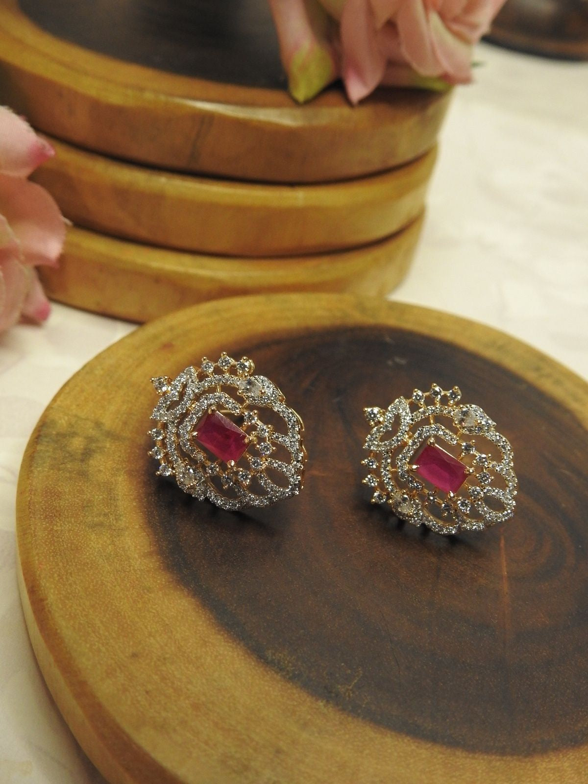 Regal Ruby Grace Pendant Set