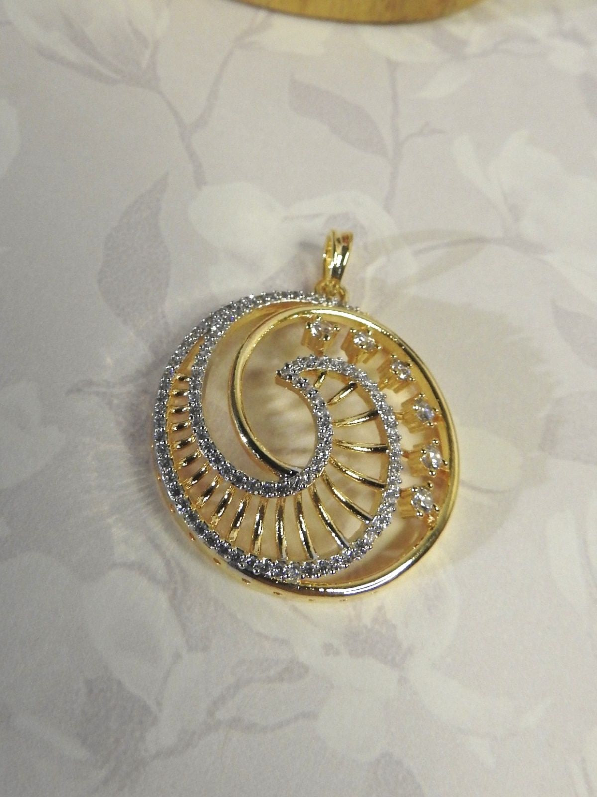 Celeste Spiral Pendant Set