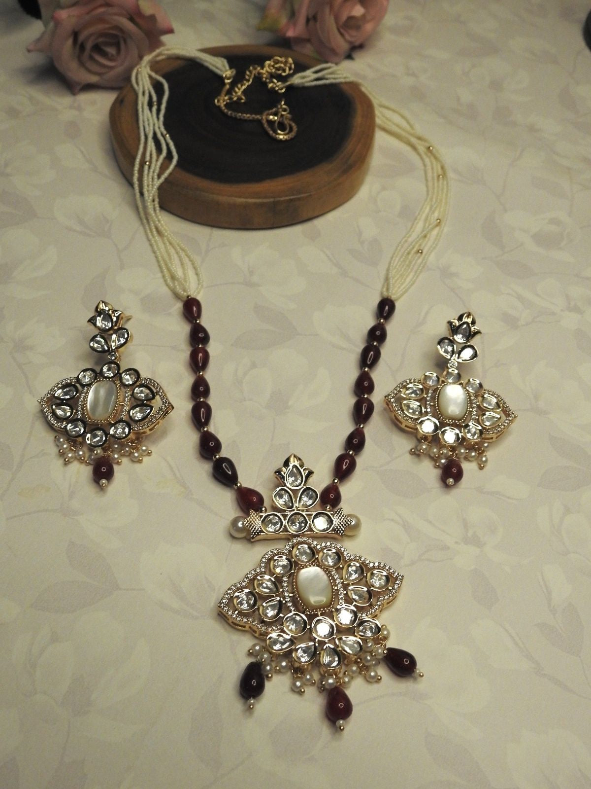 Ruby Luxe Necklace Set