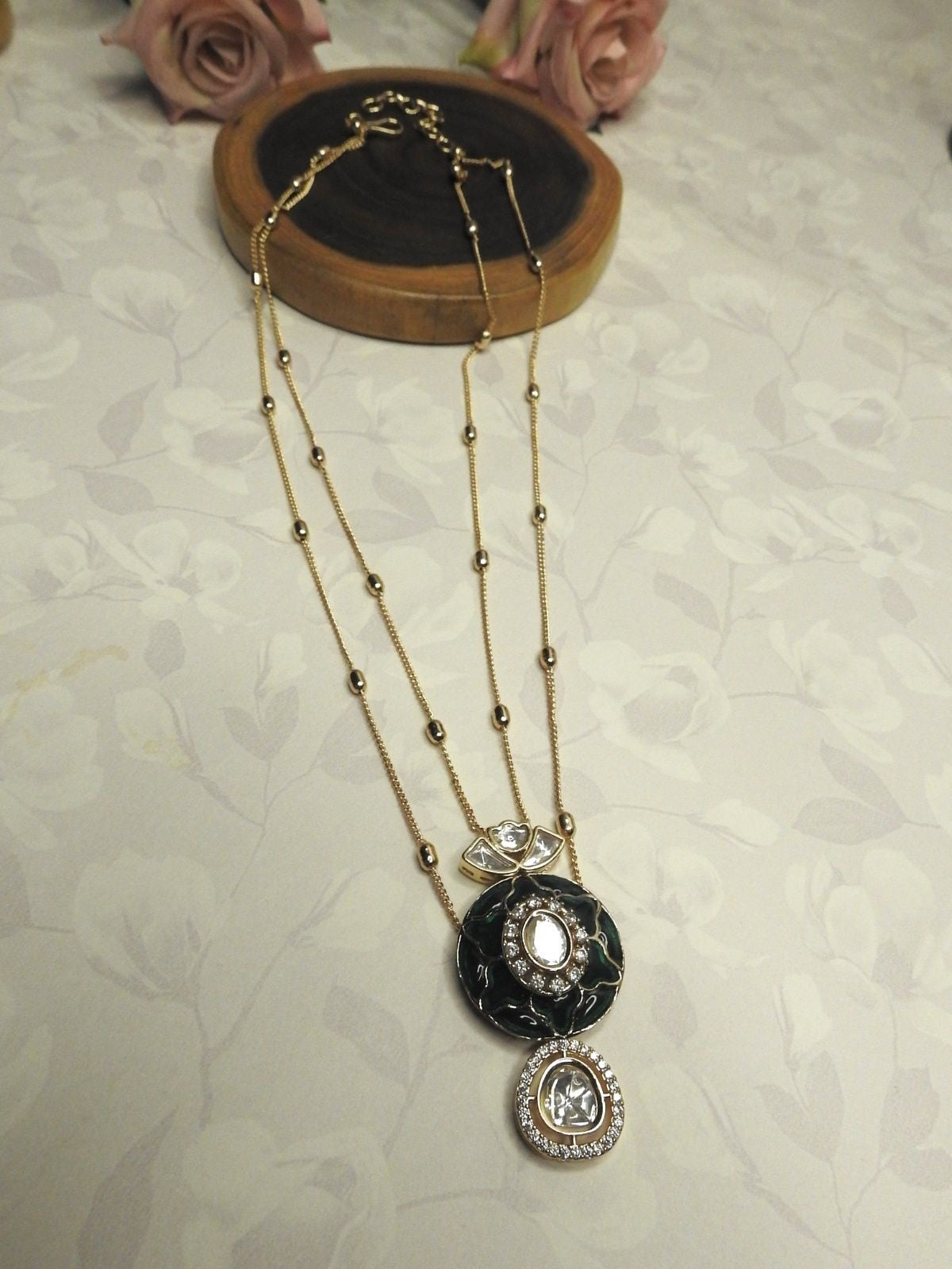 Polki Bloom Necklace Set