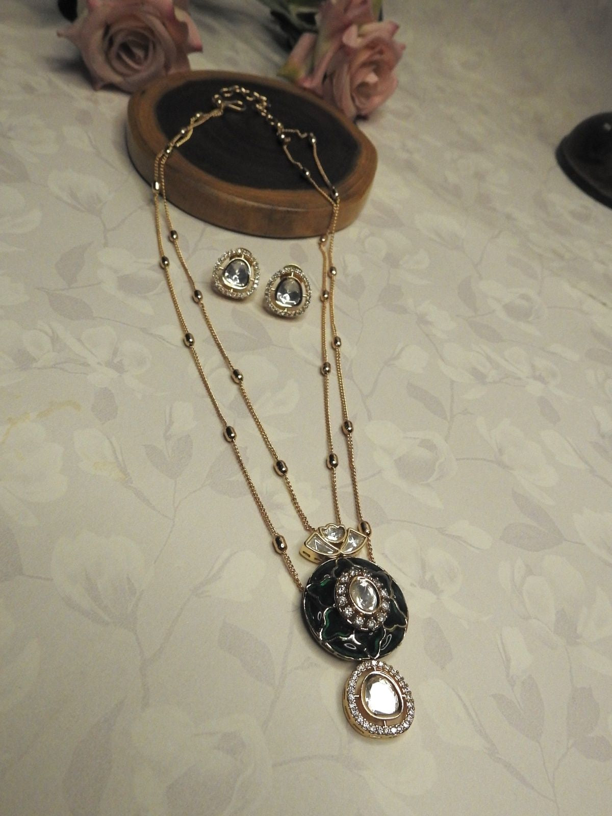 Polki Bloom Necklace Set