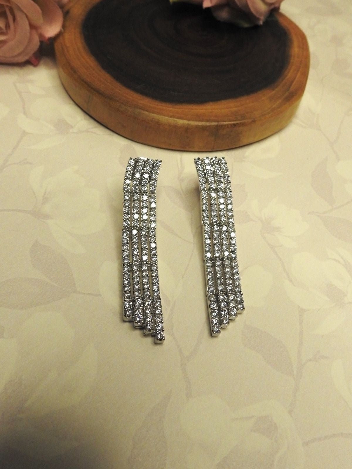 Radiant Grace Silver Necklace Set