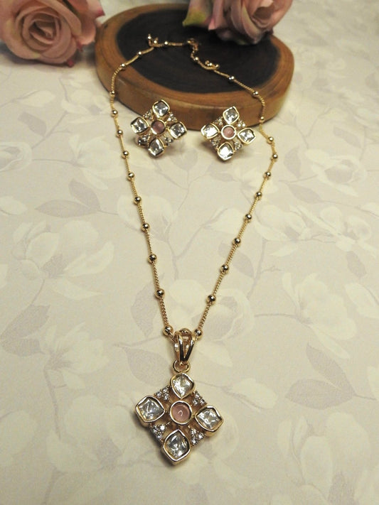 Blush Glow Pendant Set