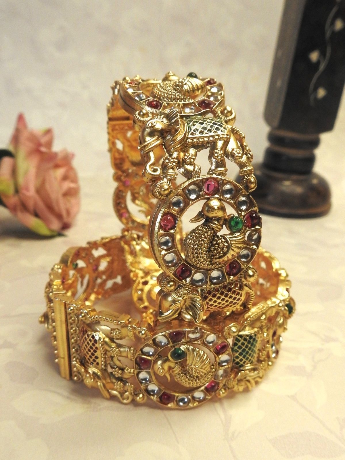 Majestic Heritage Gold Bangle Set