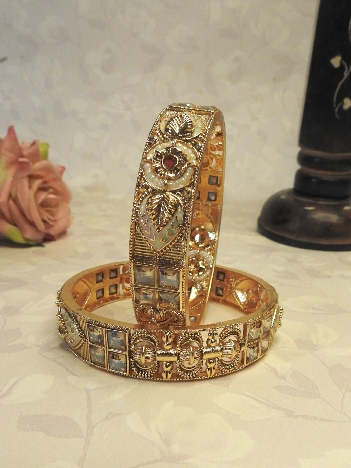 Golden Veda Bangle Set