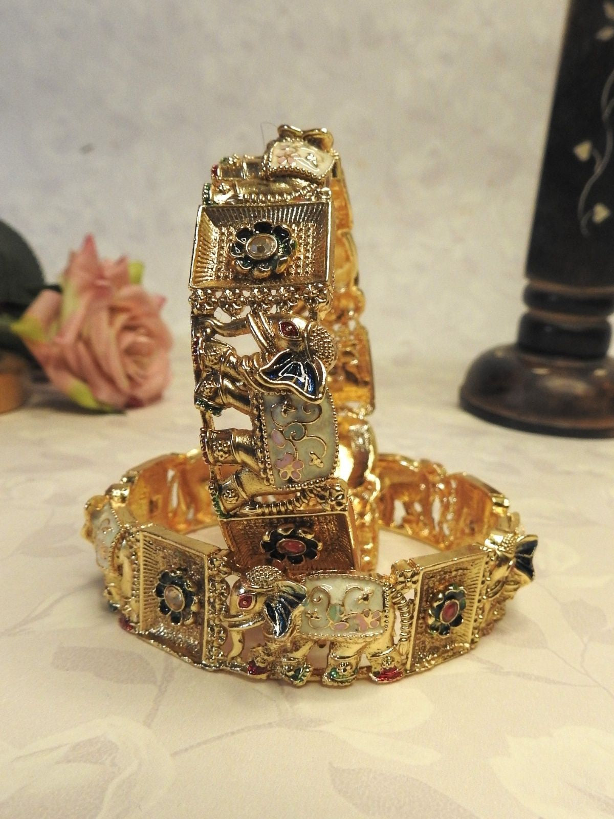 Golden Saga Gold Bangle Set