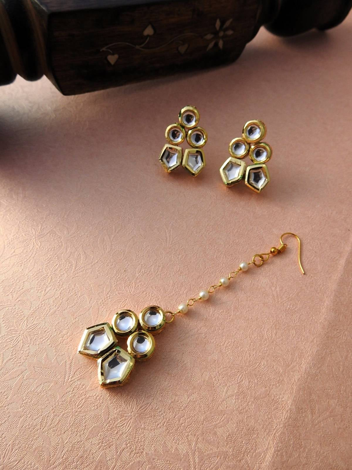 Golden Radiance Kundan Necklace Set