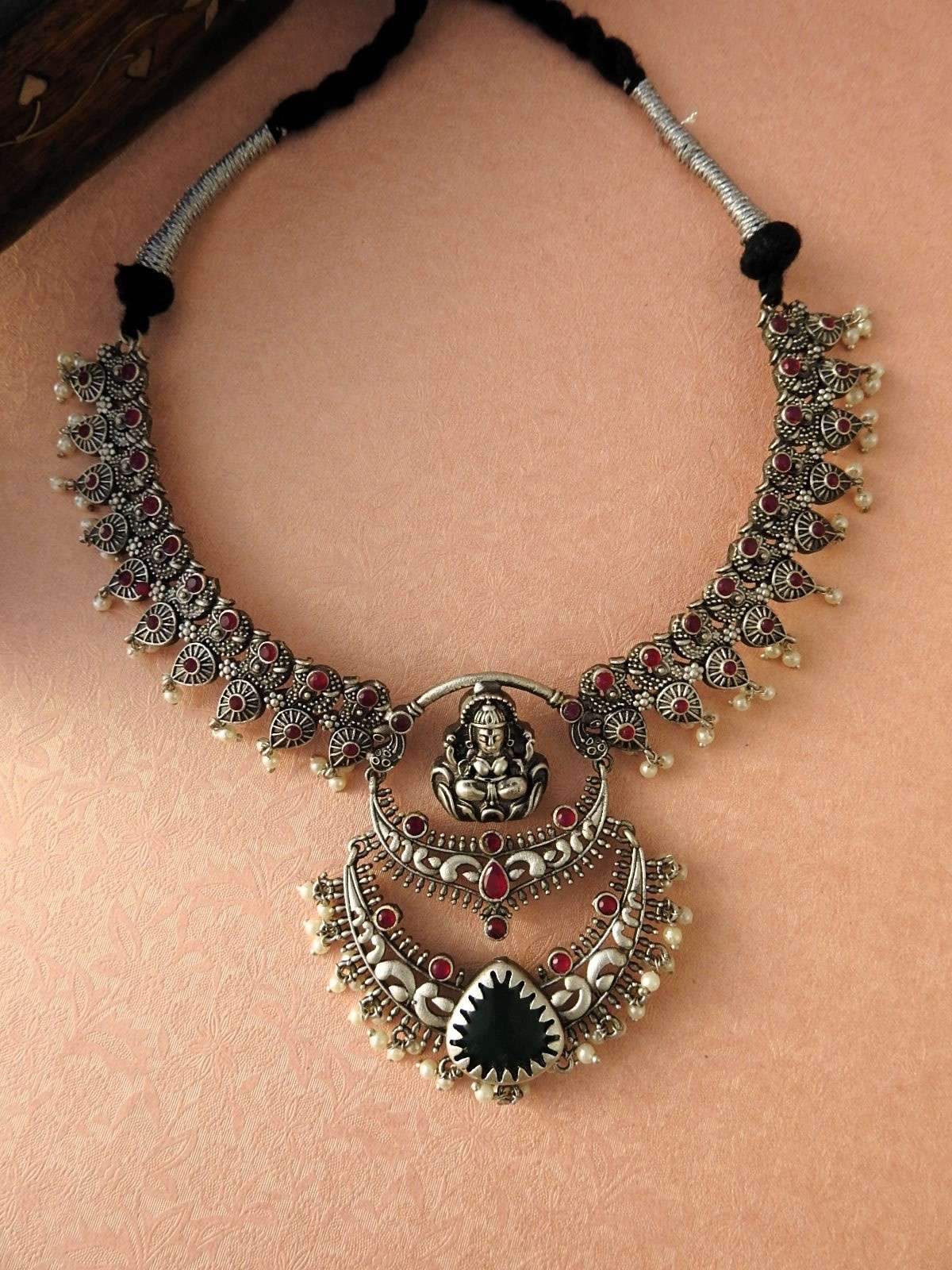Aaradhya Antique Temple Necklace Set