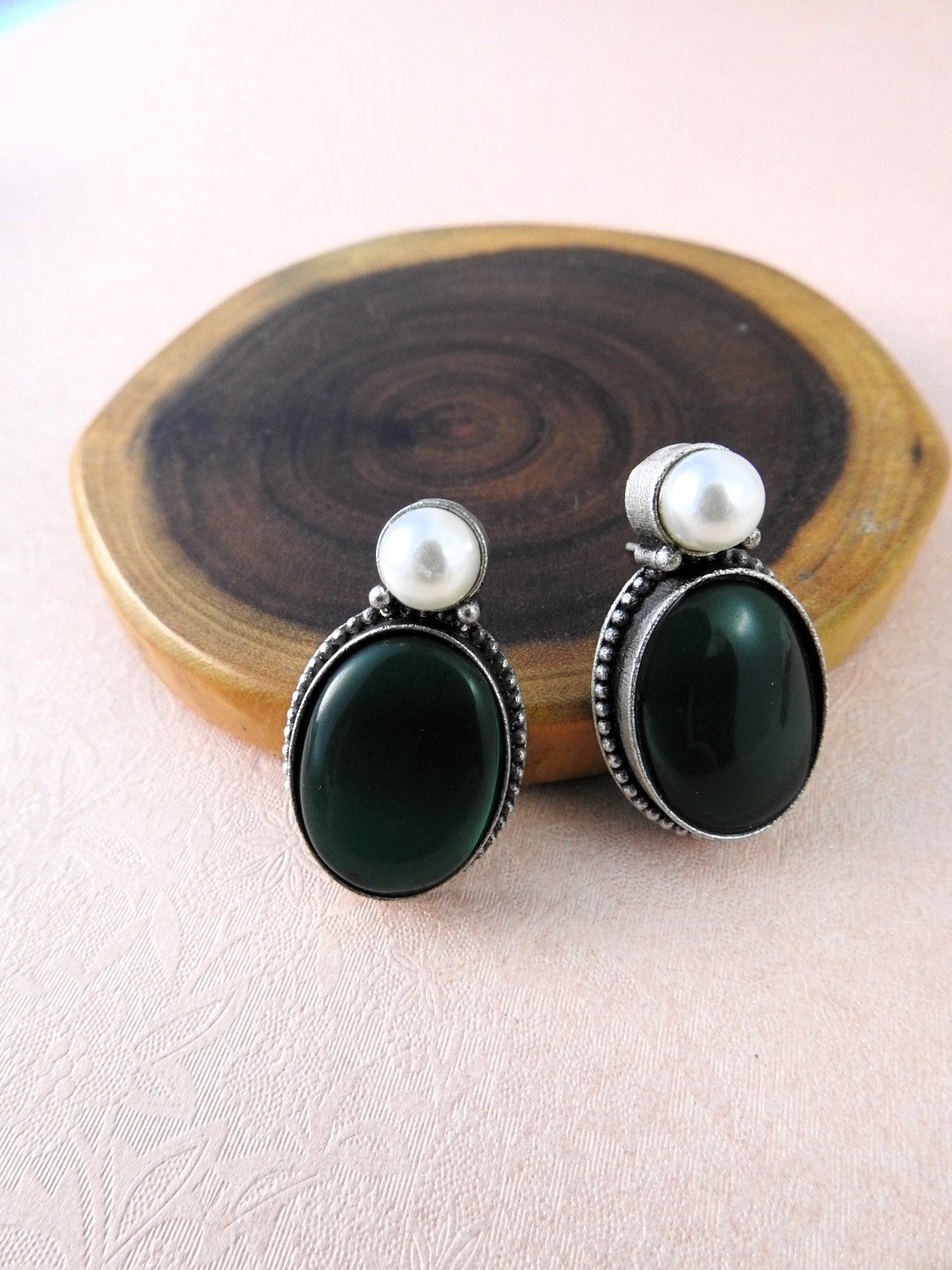 Pearl Radiance Stud Earrings