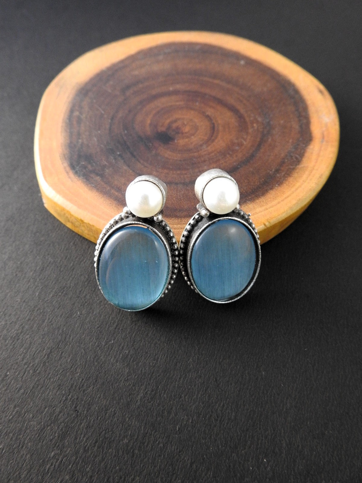 Pearl Radiance Stud Earrings