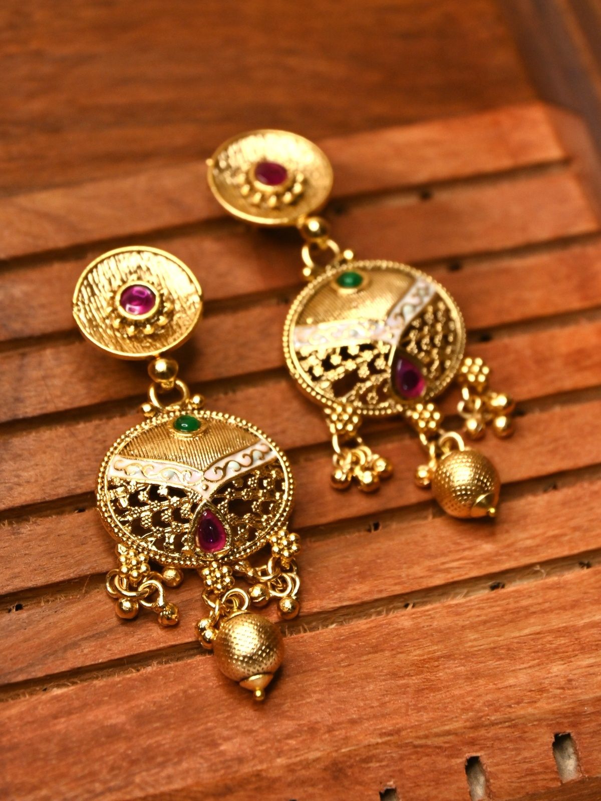 Royal Grace Gold Plated Necklace Set