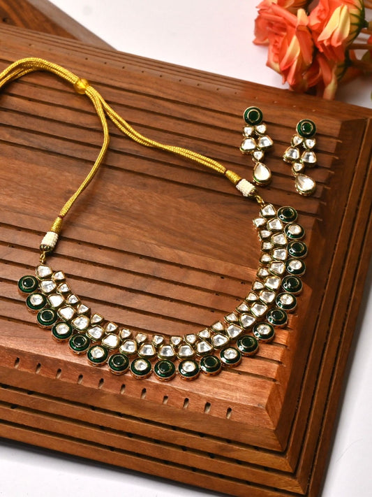 Royal Grace Kundan Necklace Set
