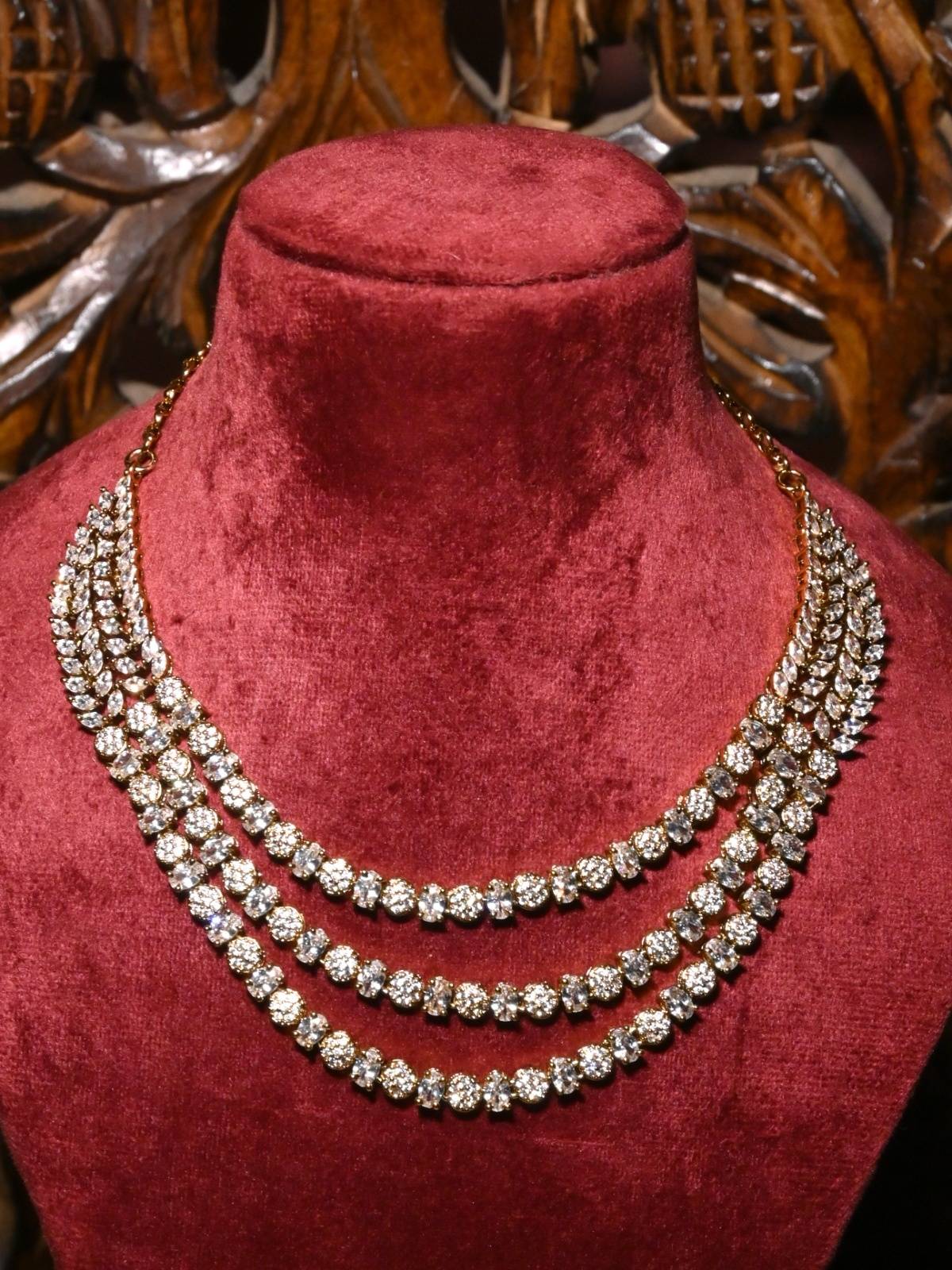 Radiant Cascade AD Necklace Set
