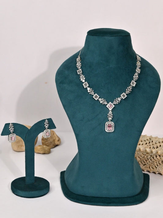 Blush Prism Necklace Set